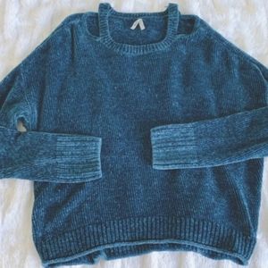Blue Velvet Sweater